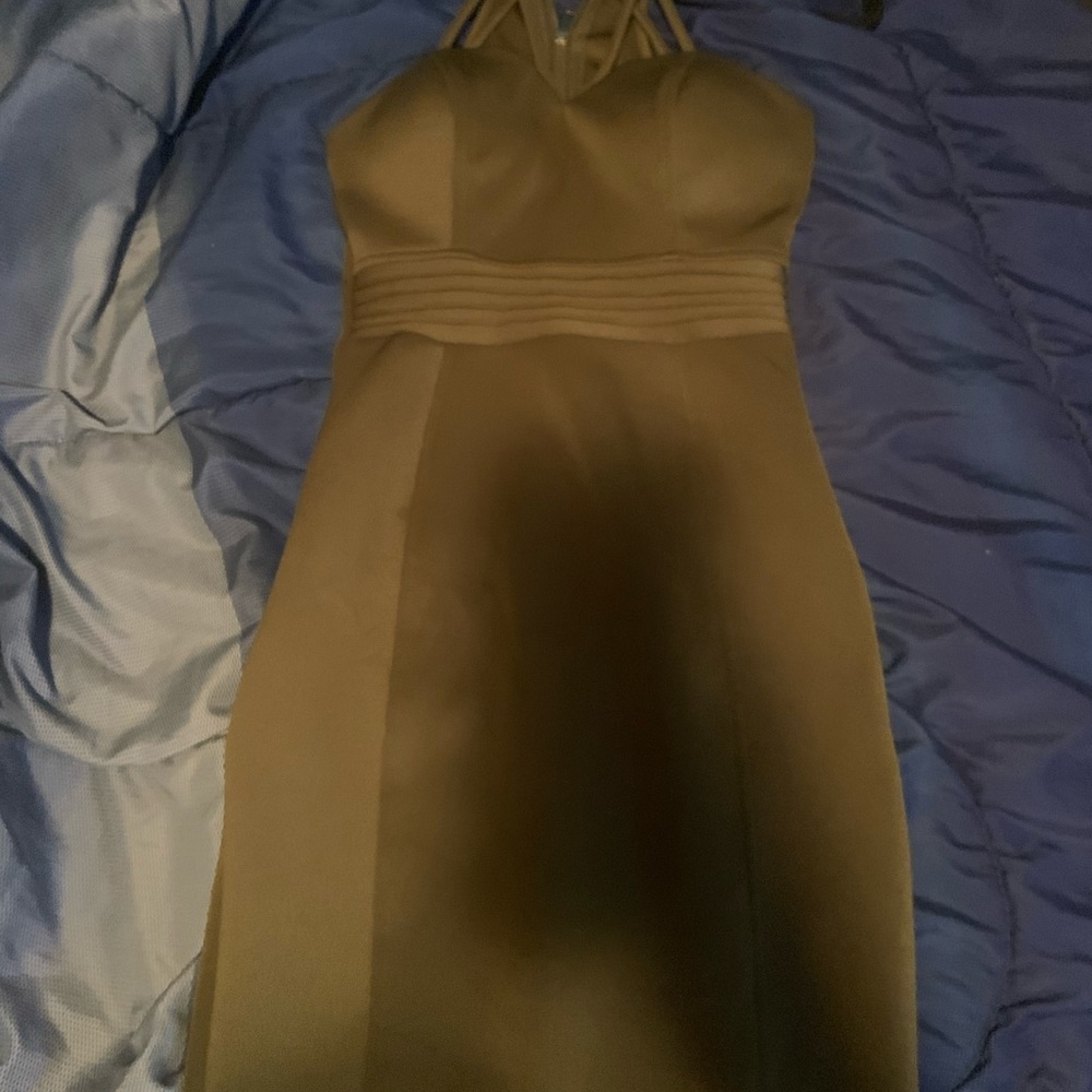 Olive green dress